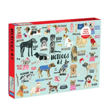Hot Dogs A-Z 1000 Piece Family Puzzle